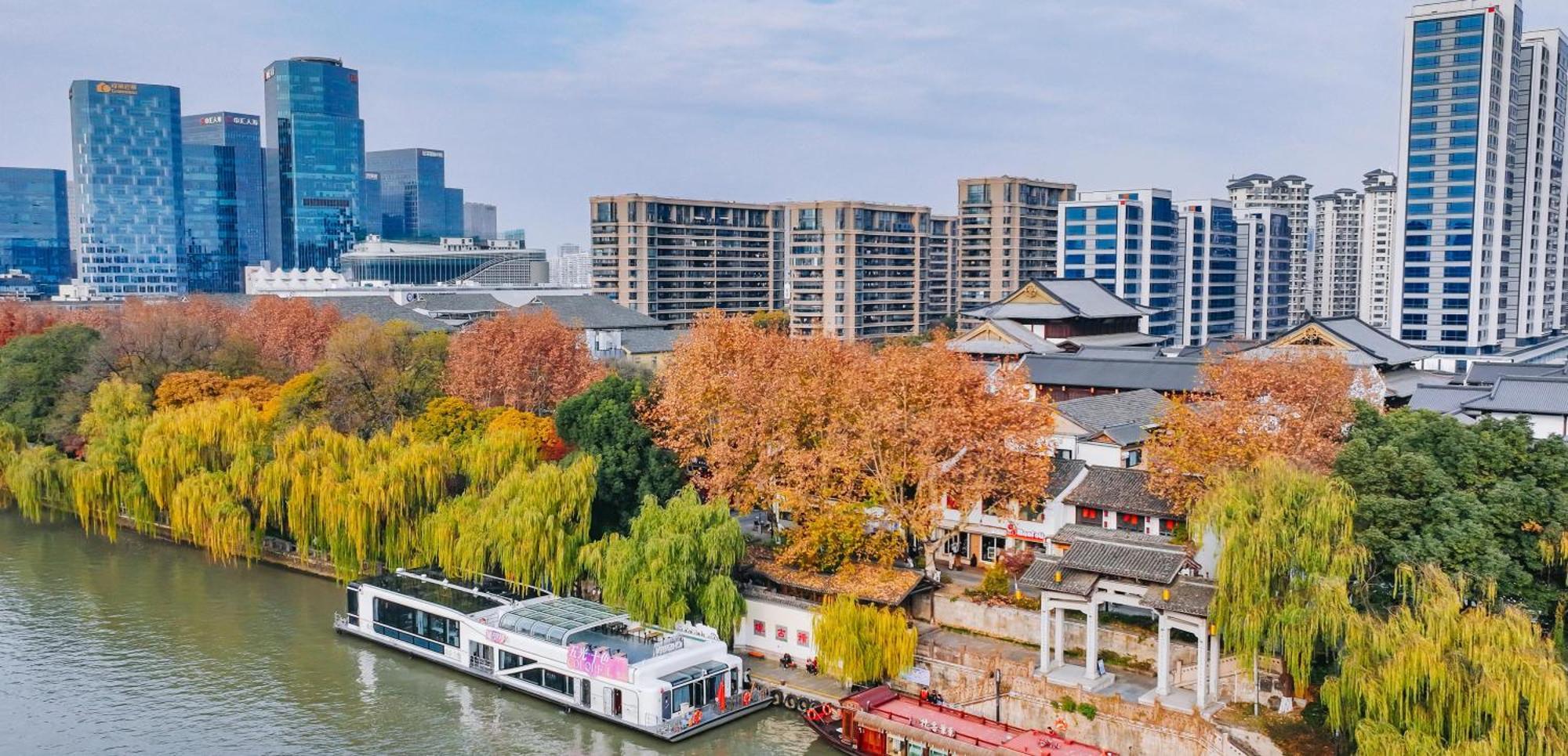 Cheery Dragon Canal Hotel Hangzhou - Intangible Cultural Heritage Hotel Экстерьер фото